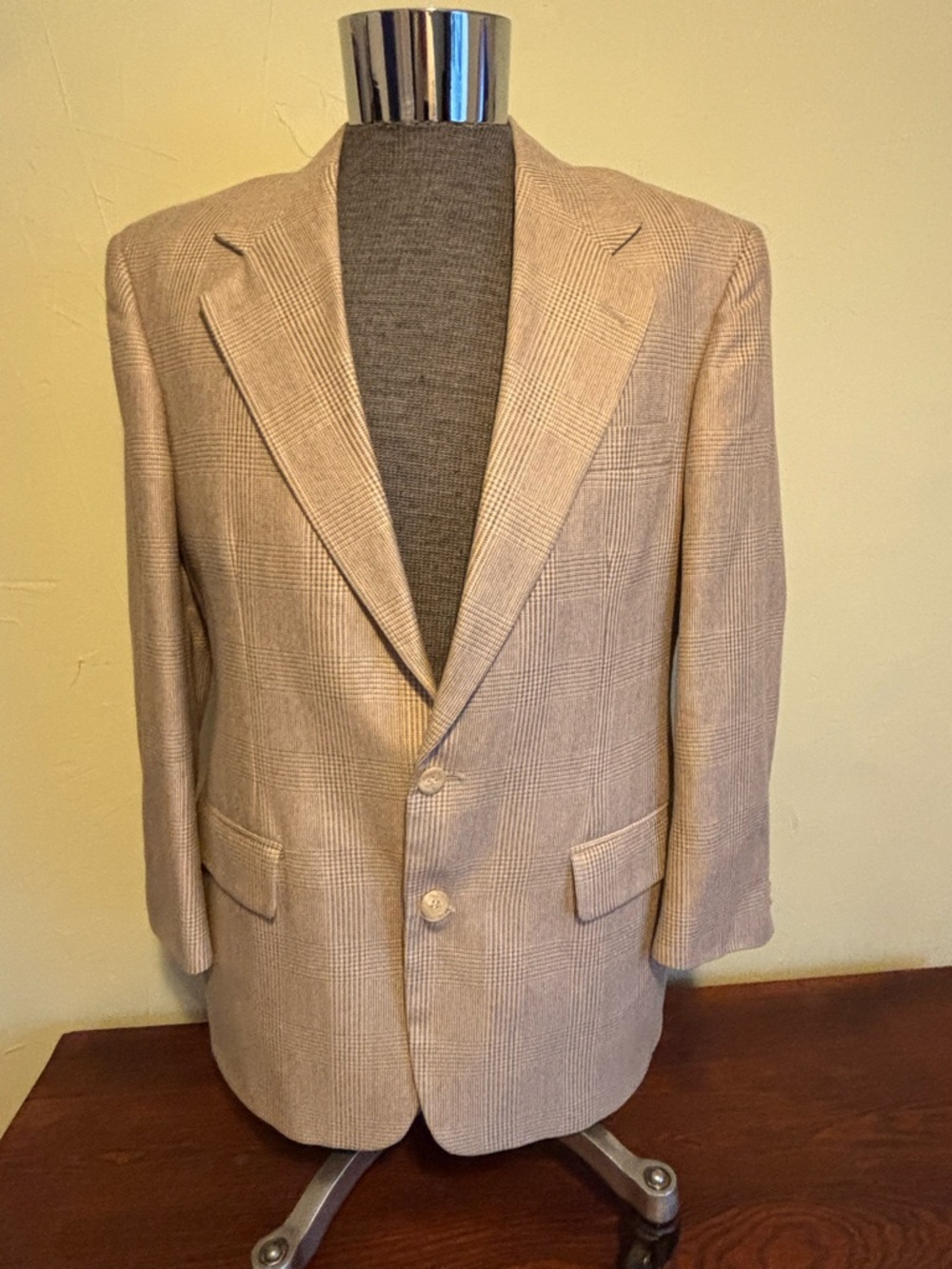 Vintage Plaid Sport Coat Blazer by "Kaps"